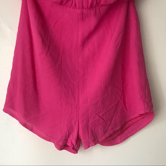 By the way Ezra Keyhole Romper in Pink - Picture 6 of 8